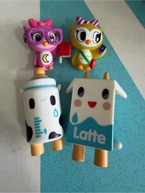 Tokidoki Neon Star & Moofia Figures - Set of 4